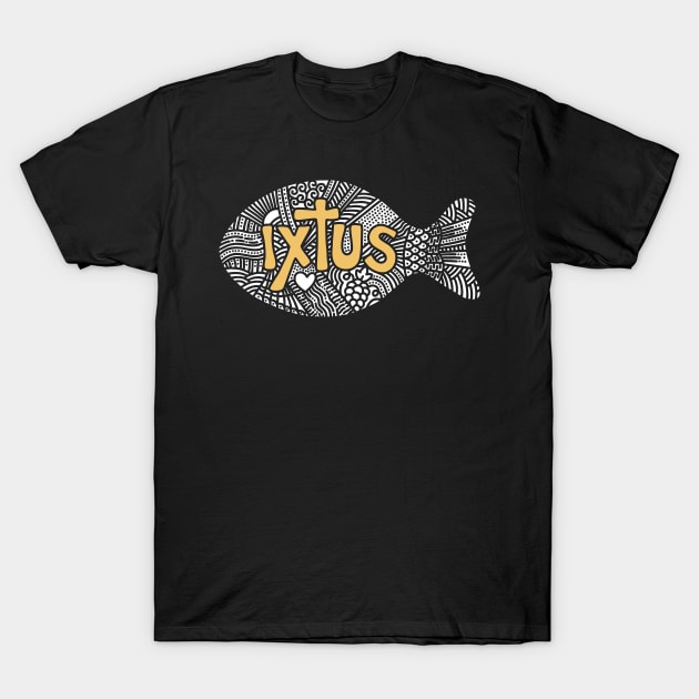 The Christian symbol, the fish is Jesus Christ. T-Shirt by Reformer